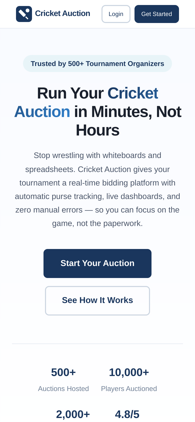 Homepage / Lander