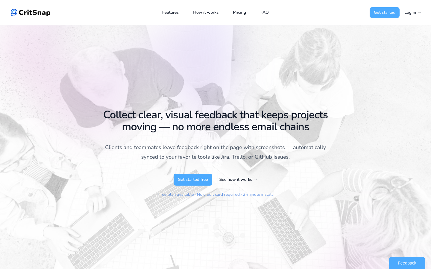 Captured Homepage / Lander