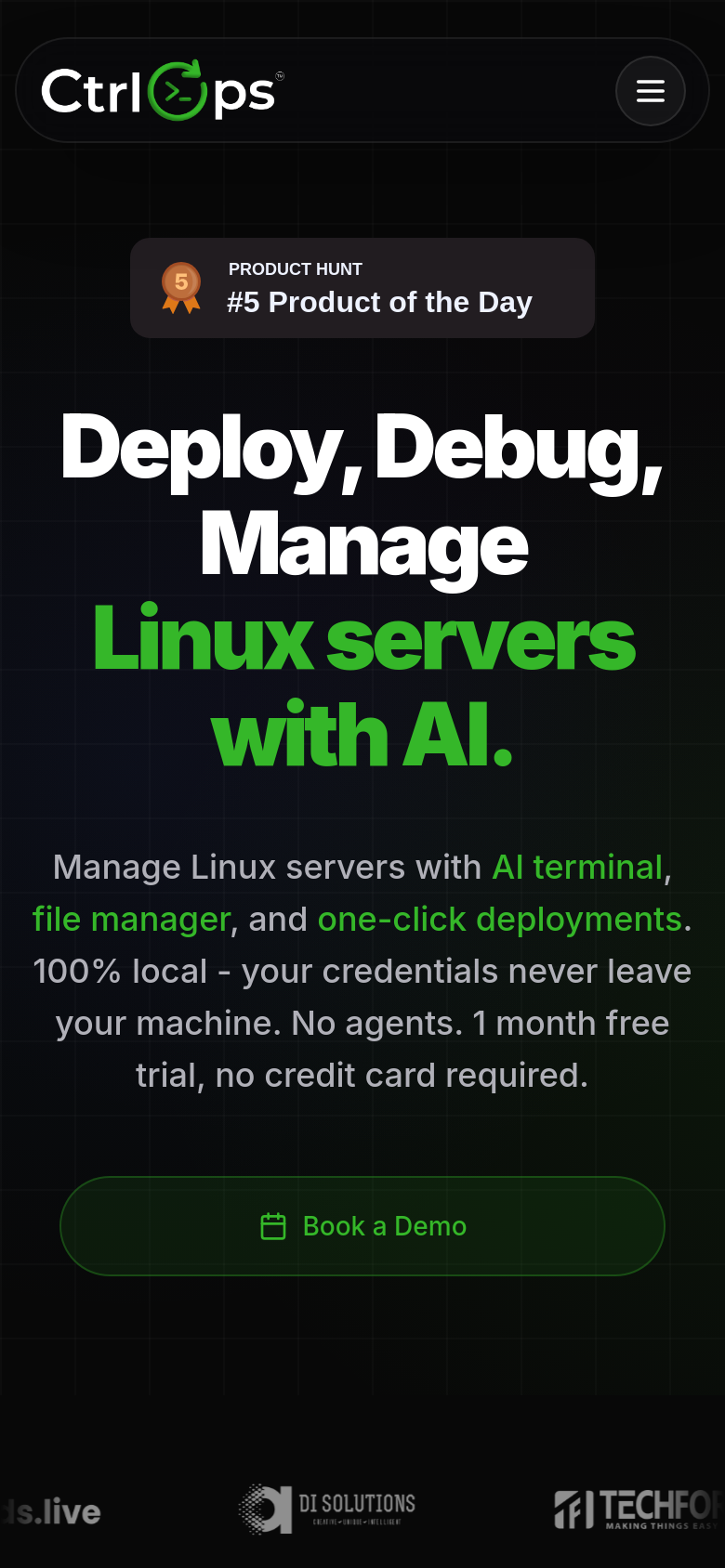 Homepage / Lander