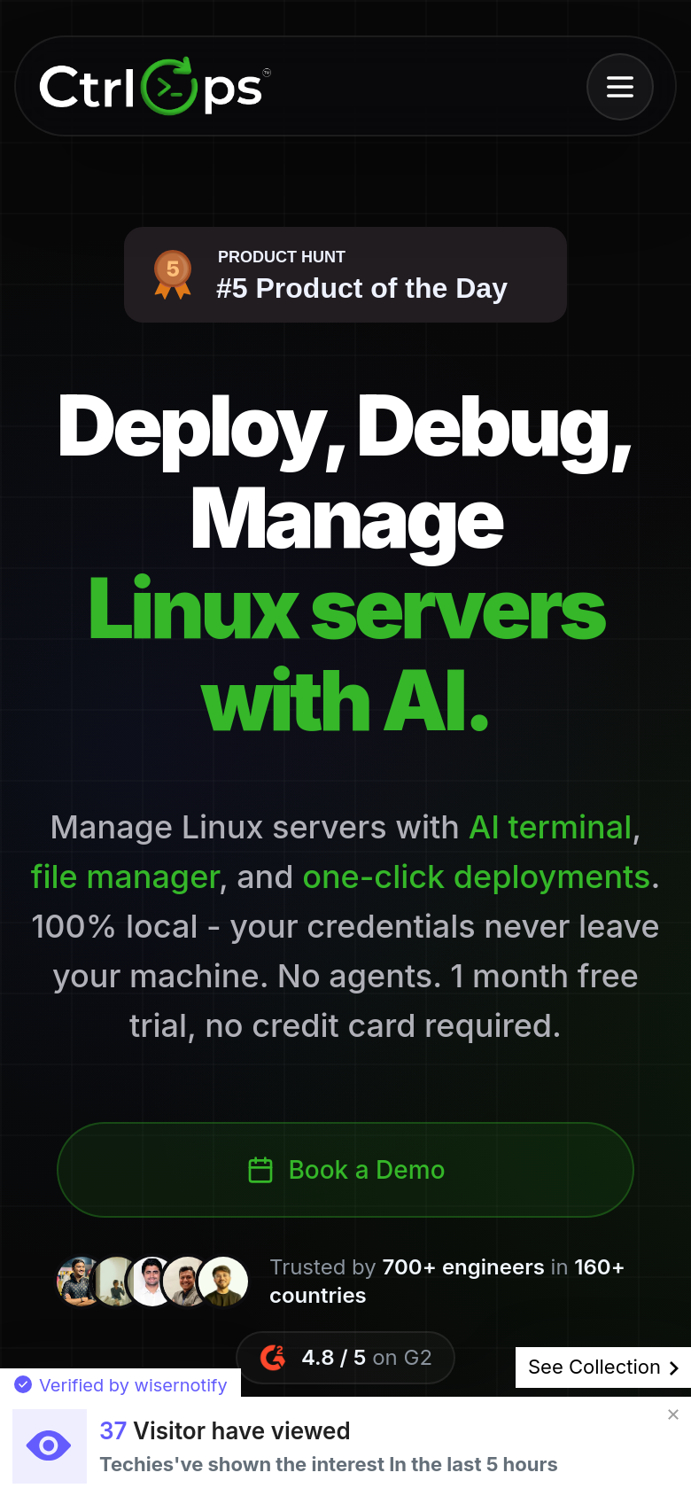 Homepage / Lander