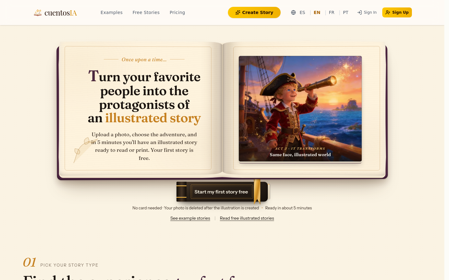 Captured Homepage / Lander