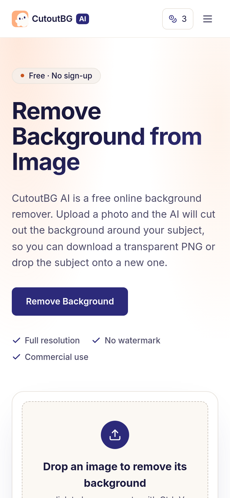 Homepage / Lander