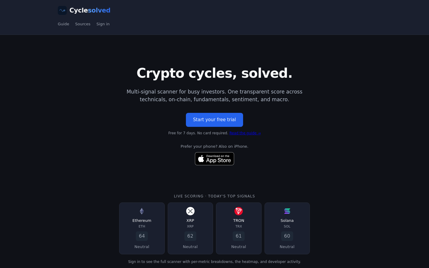 Captured Homepage / Lander