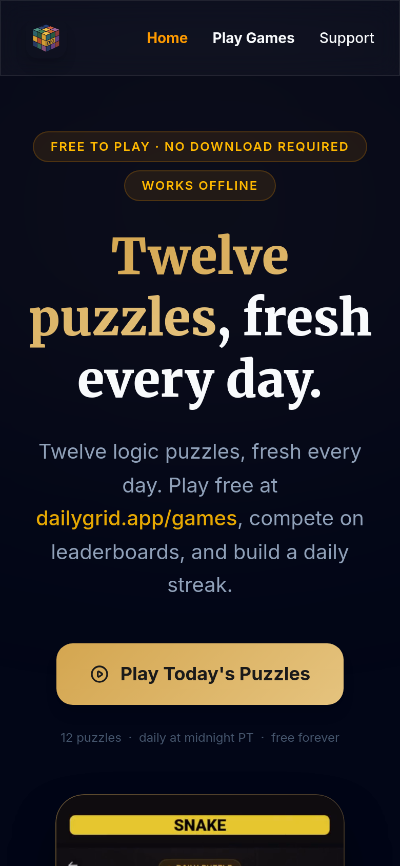 Homepage / Lander