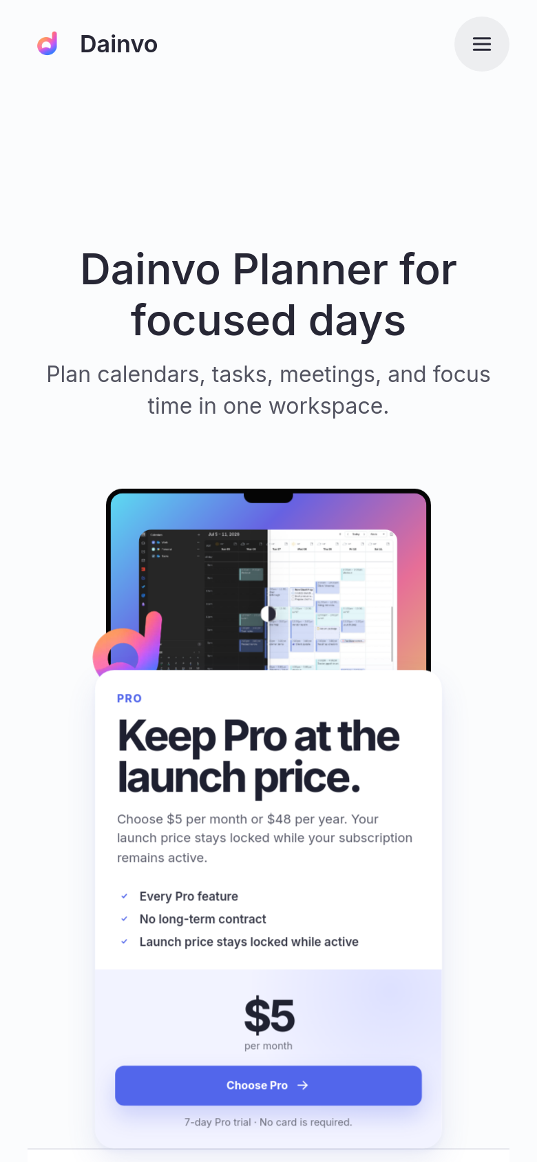 Homepage / Lander