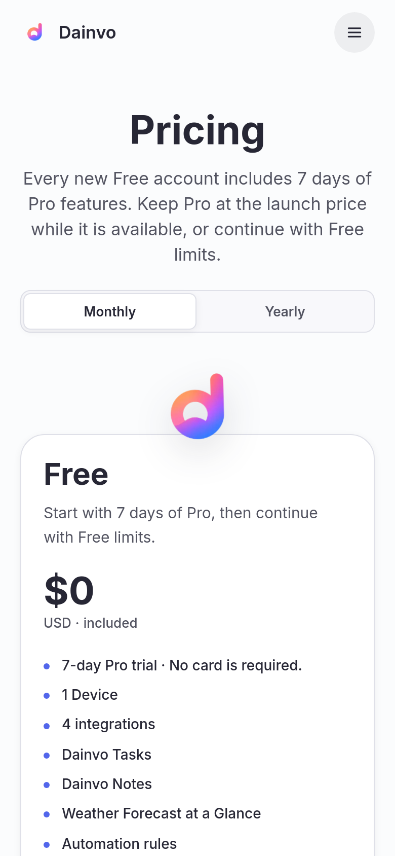 Pricing