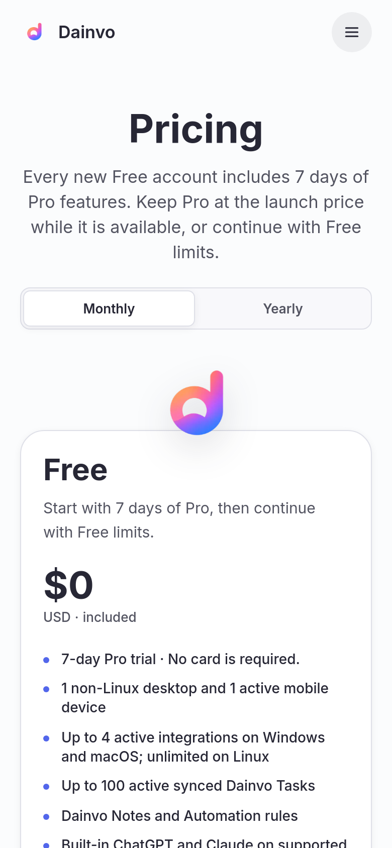 Pricing