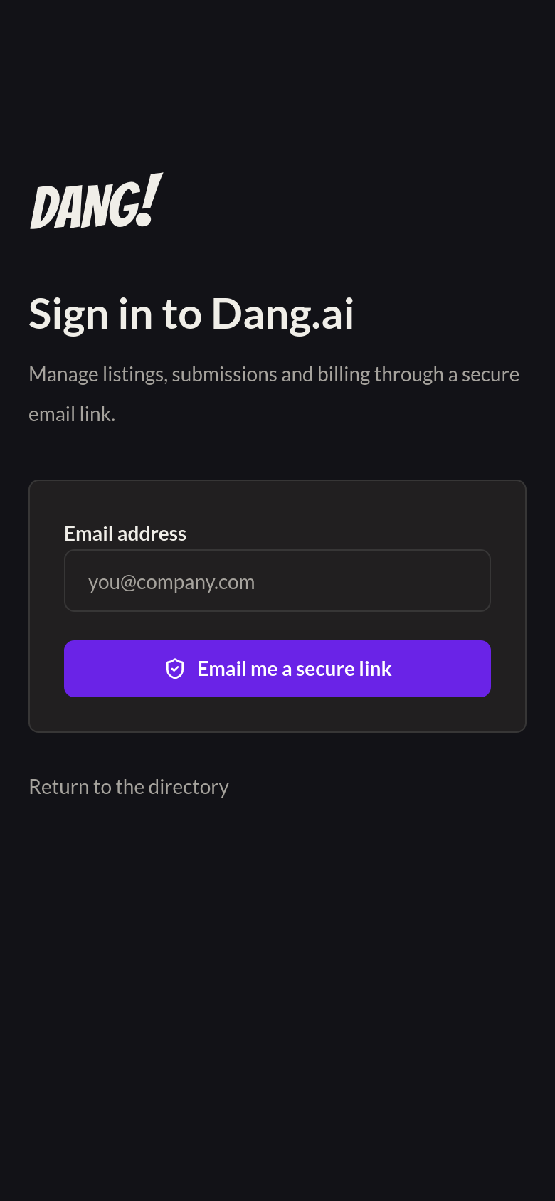 Login
