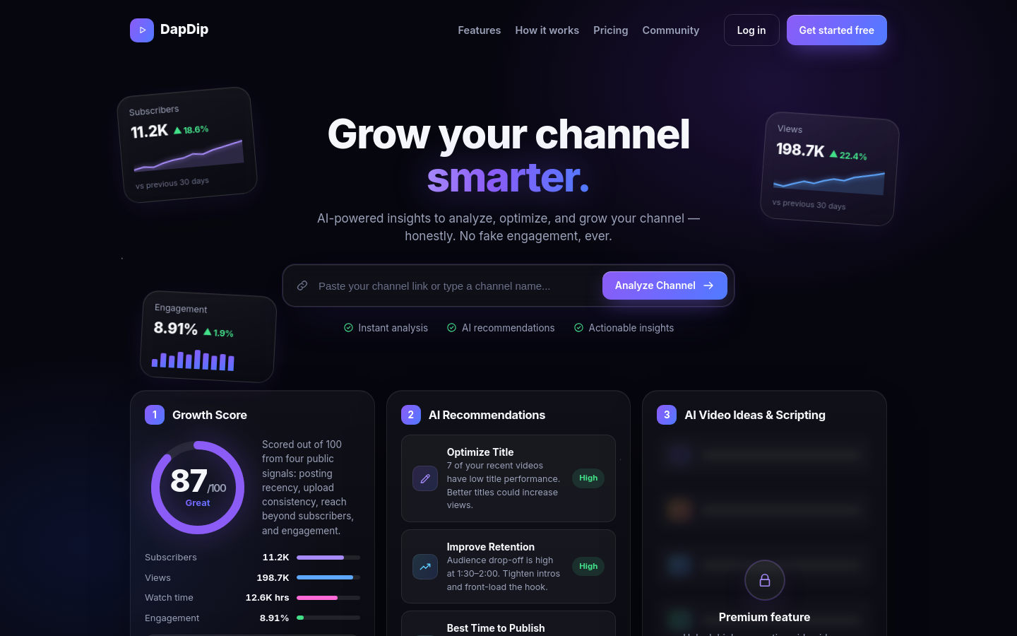 Captured Homepage / Lander