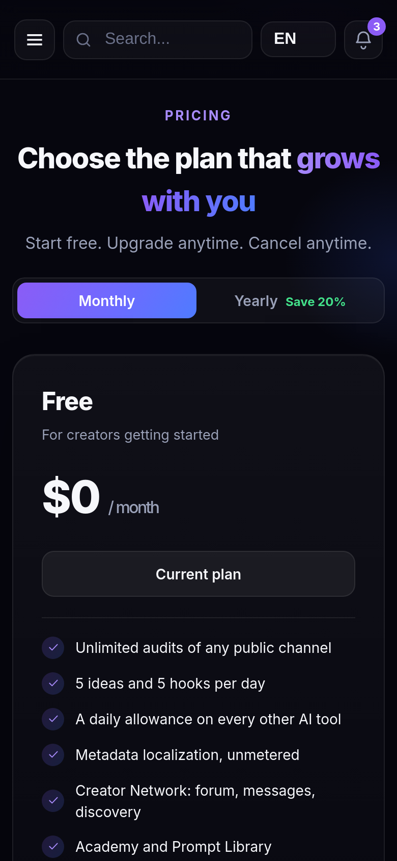 Pricing