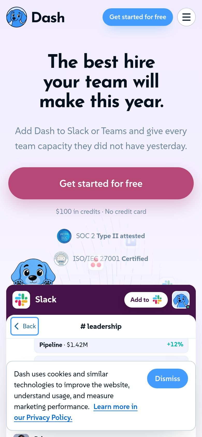 Homepage / Lander
