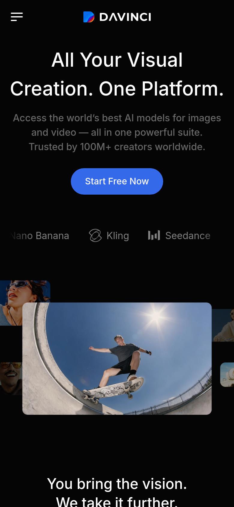 Homepage / Lander