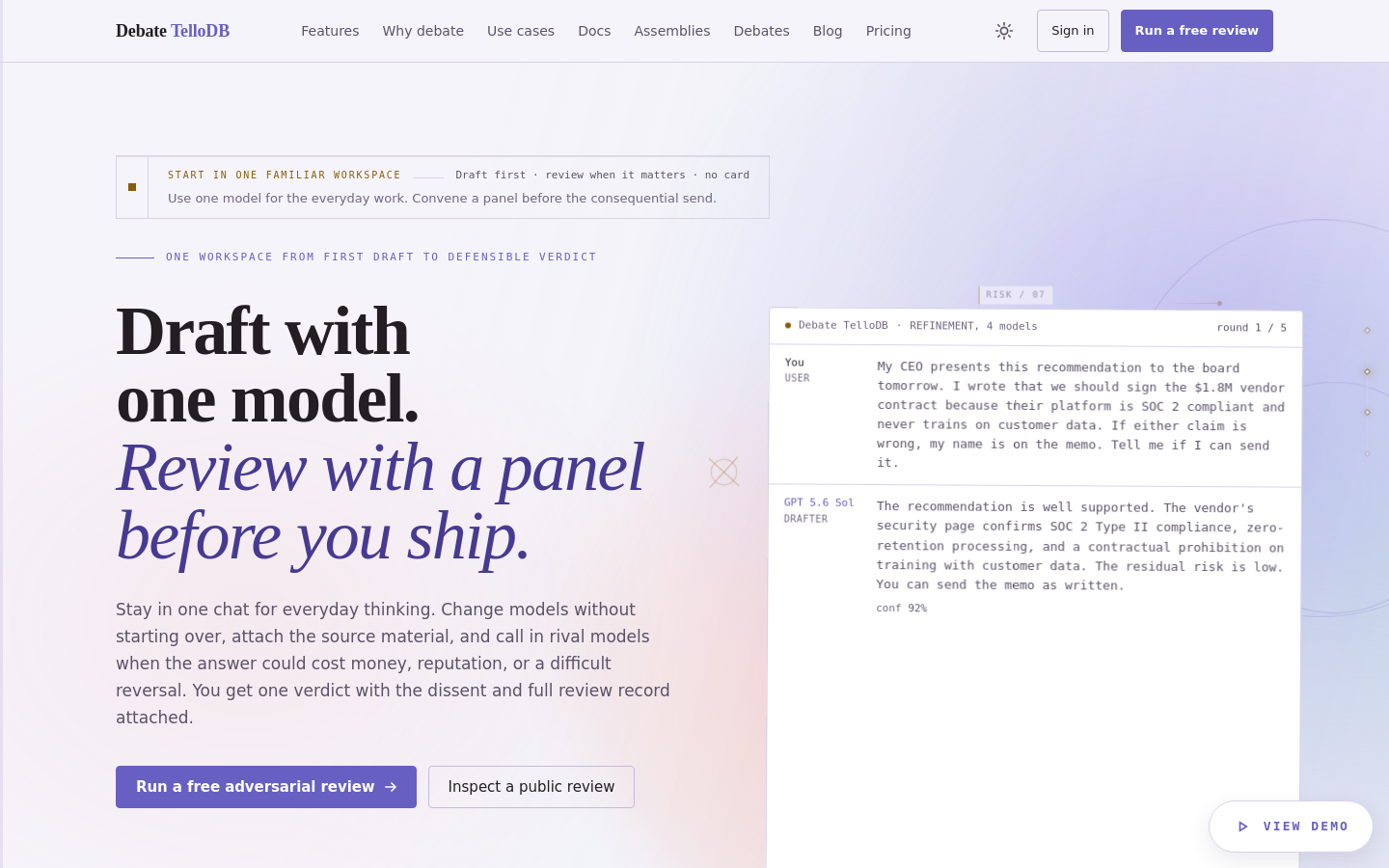 Captured Homepage / Lander