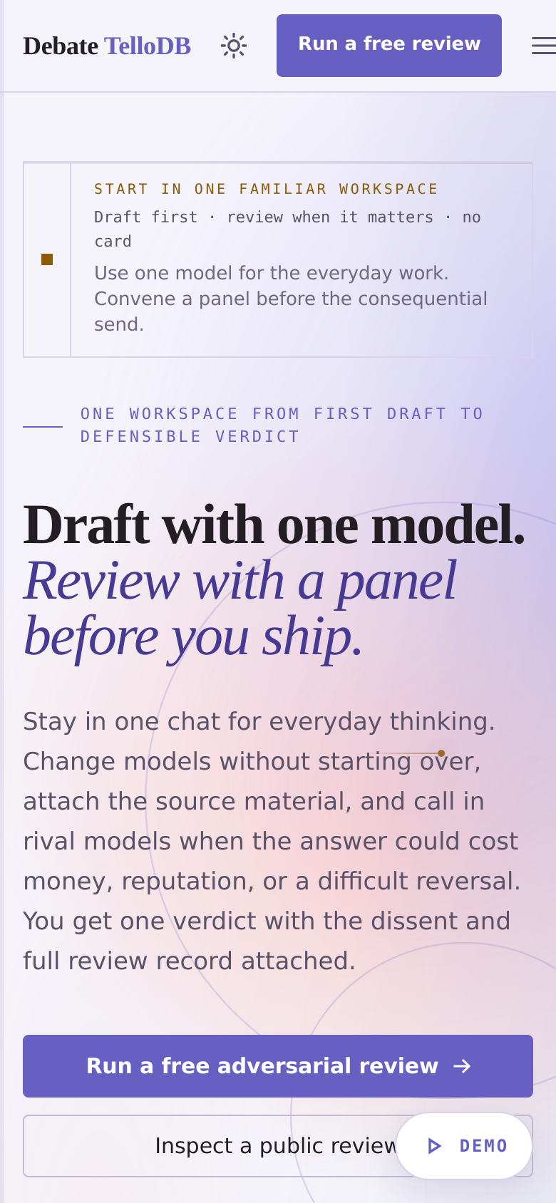 Homepage / Lander