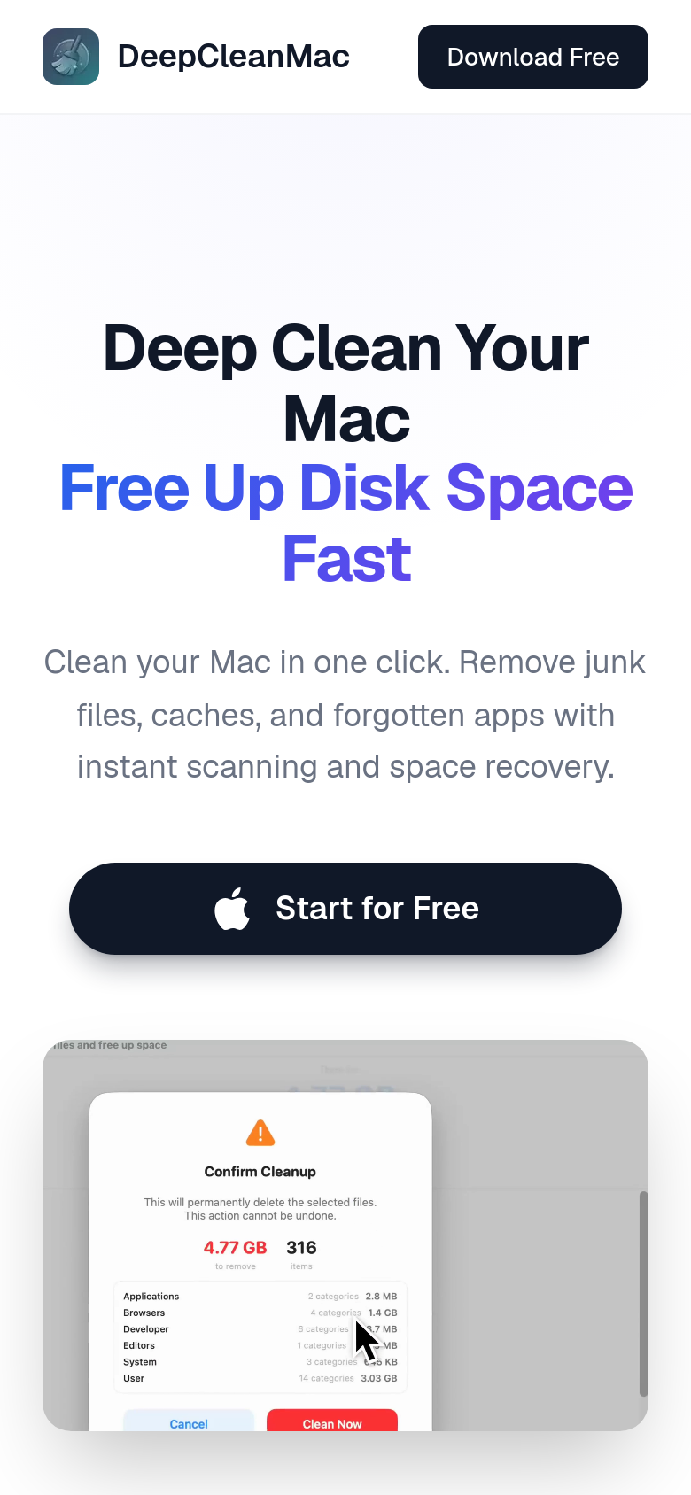 Homepage / Lander