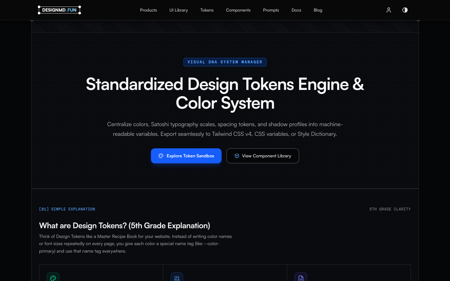 designmd.fun home page