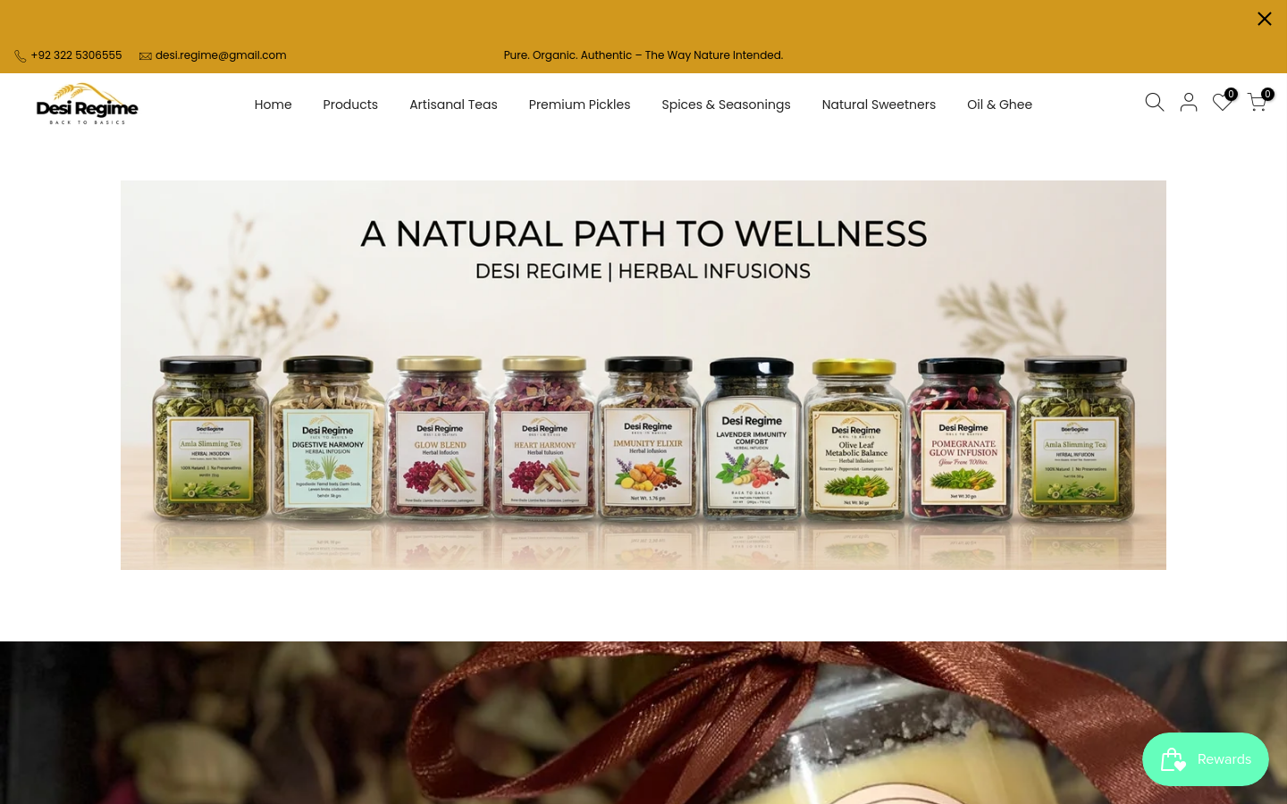 Captured Homepage / Lander