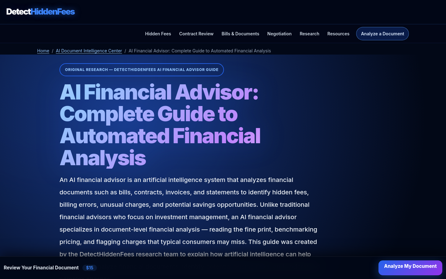 Ai Financial Advisor