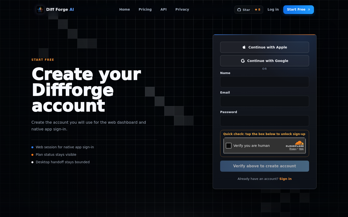 Signup