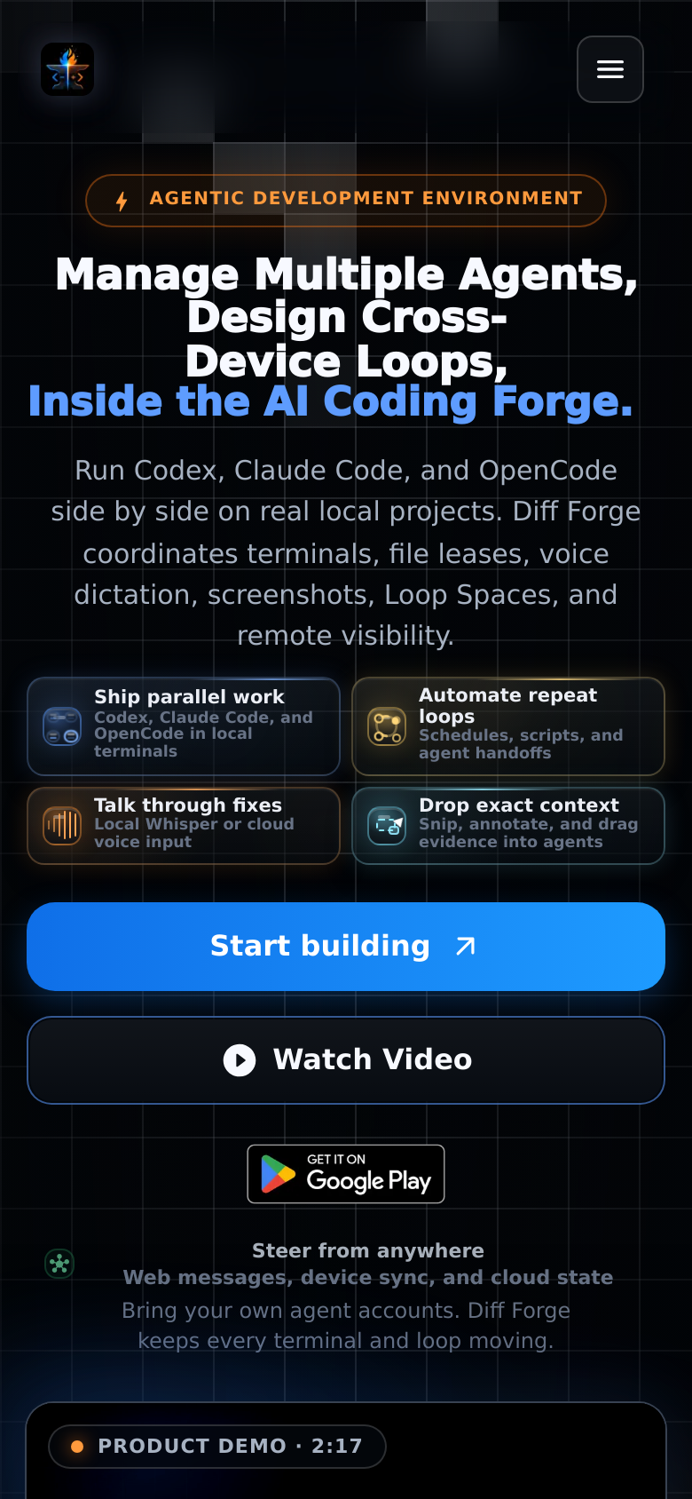 Homepage / Lander