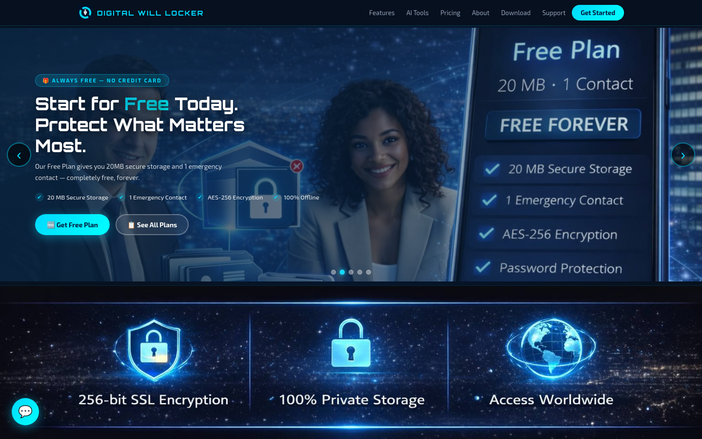 Captured Homepage / Lander
