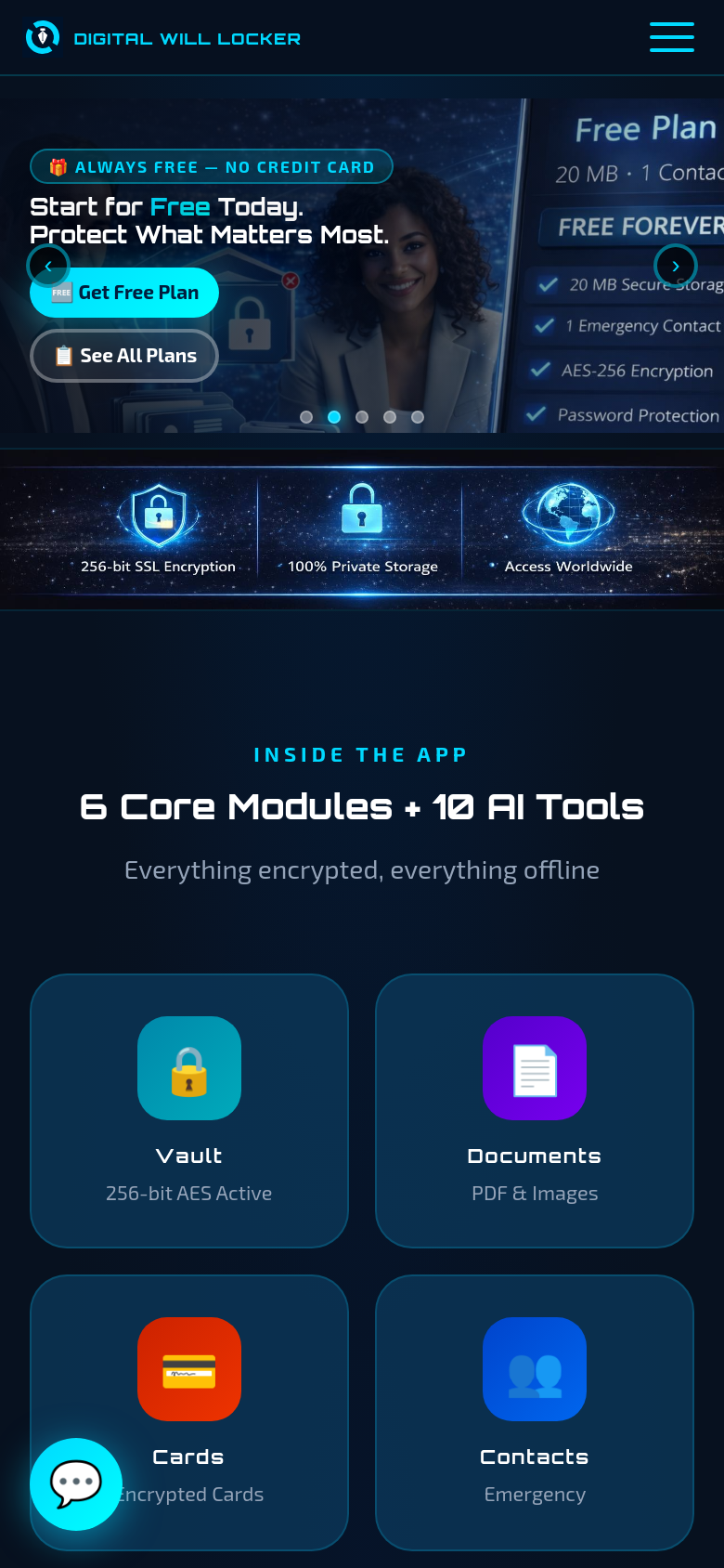 Homepage / Lander