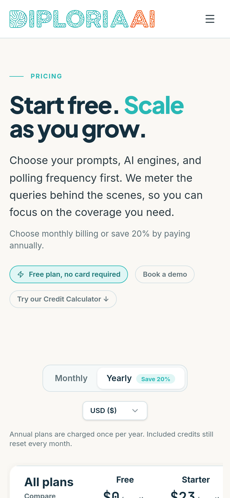 Pricing