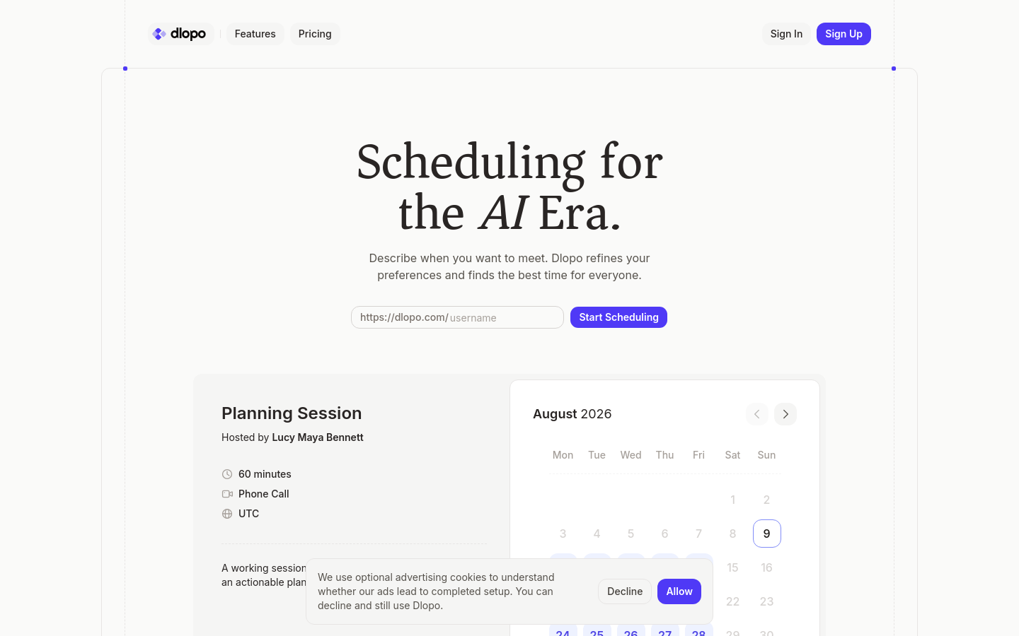 Captured Homepage / Lander