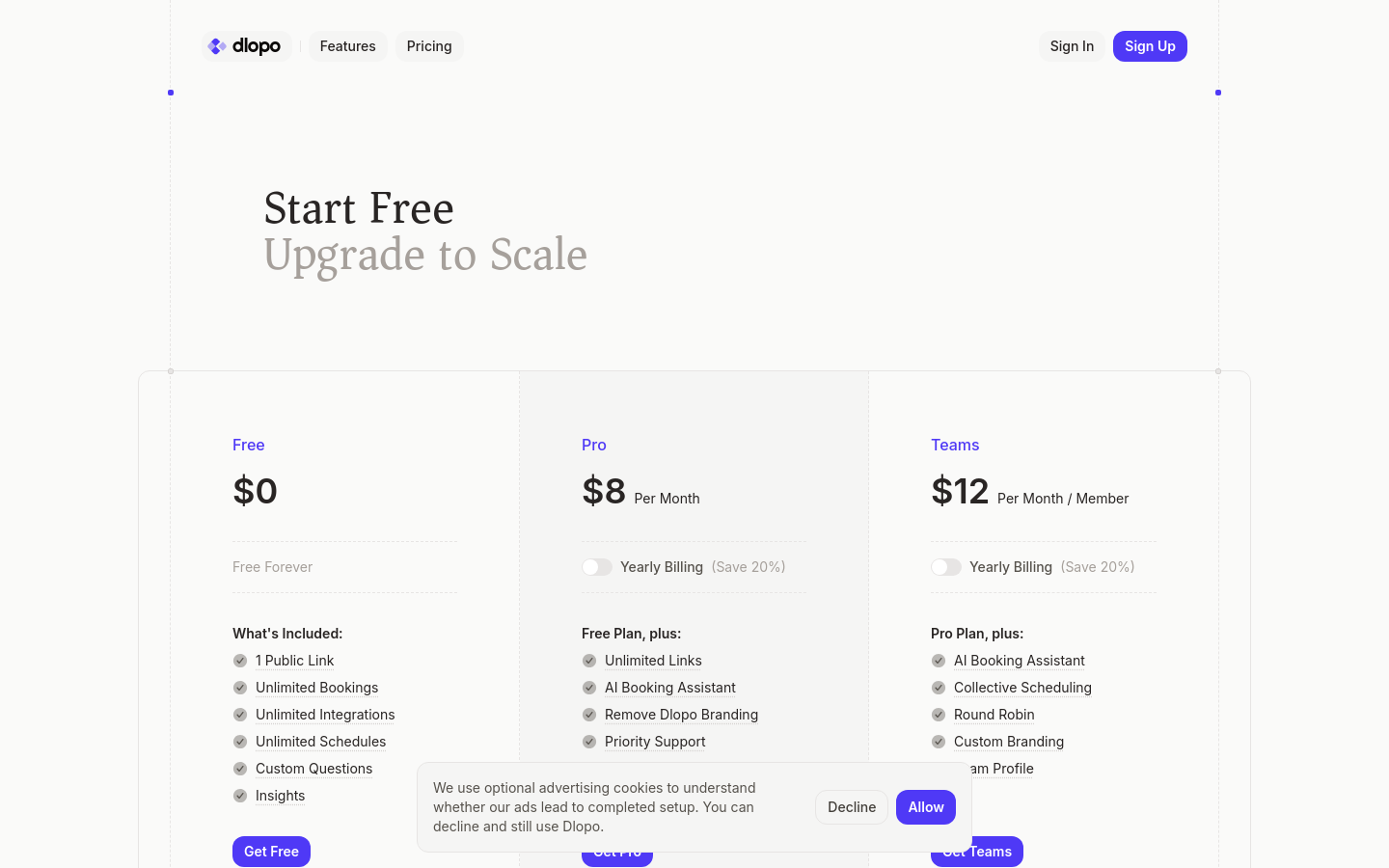 Pricing