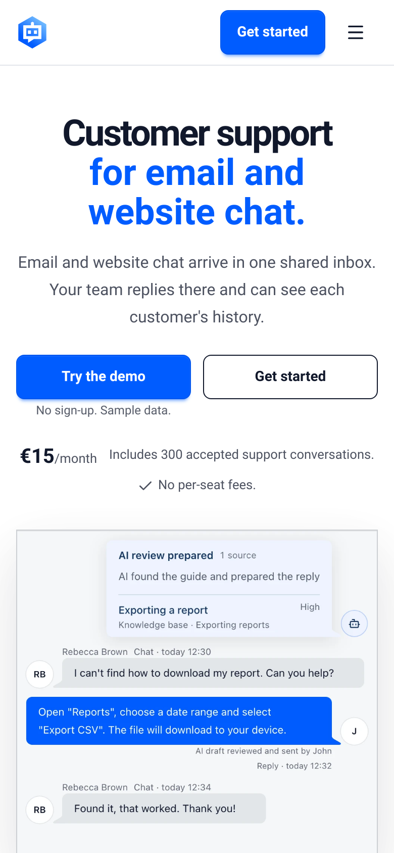 Homepage / Lander