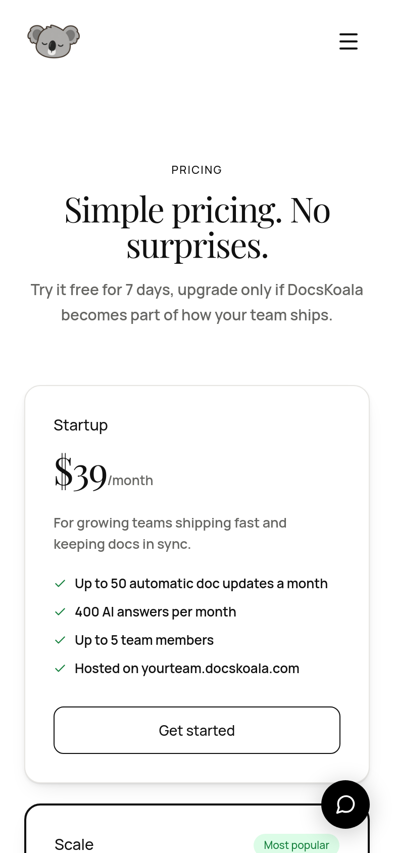 Pricing