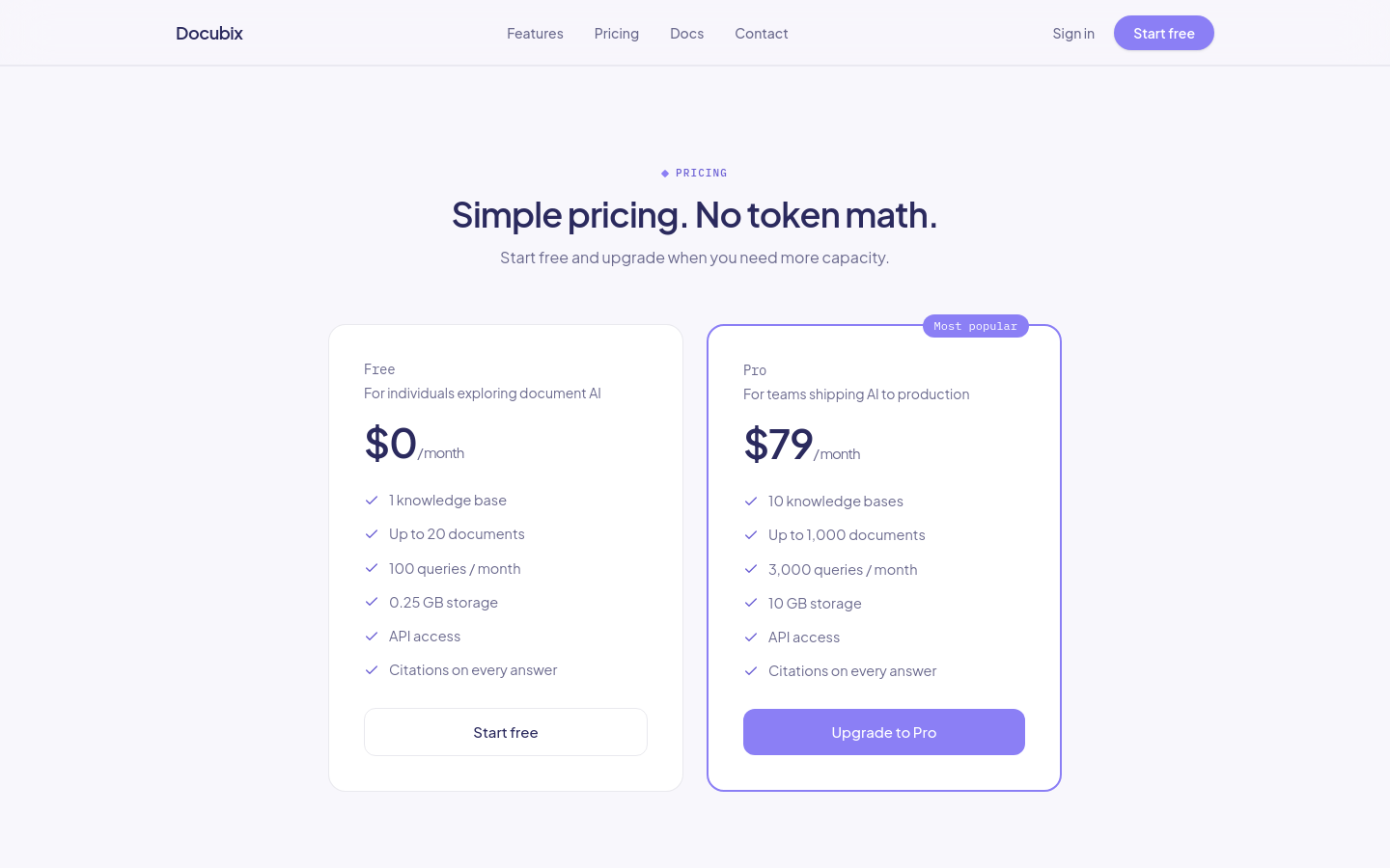 Pricing