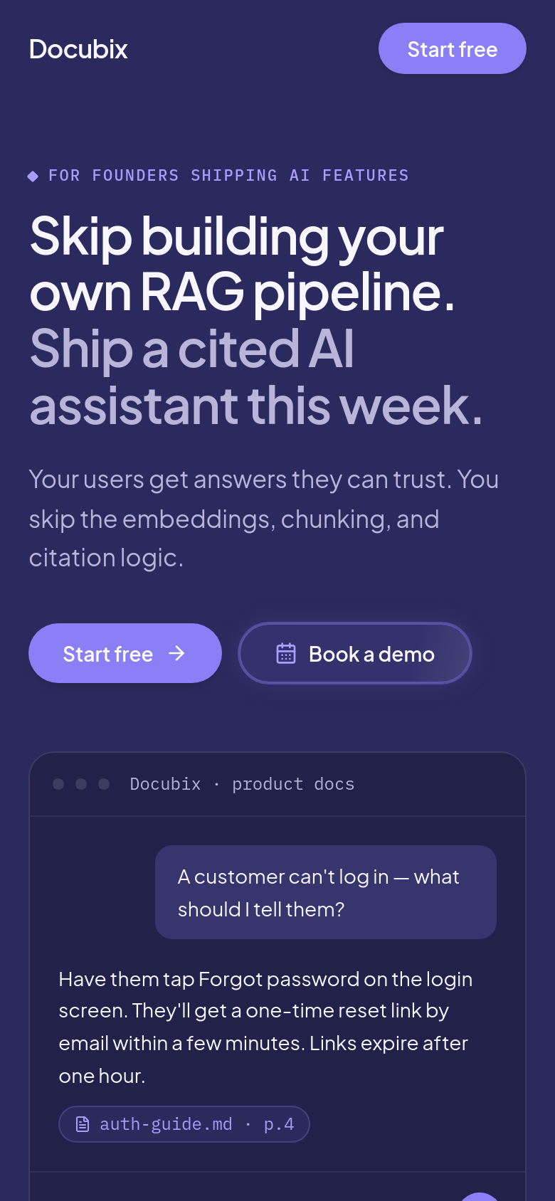 Homepage / Lander