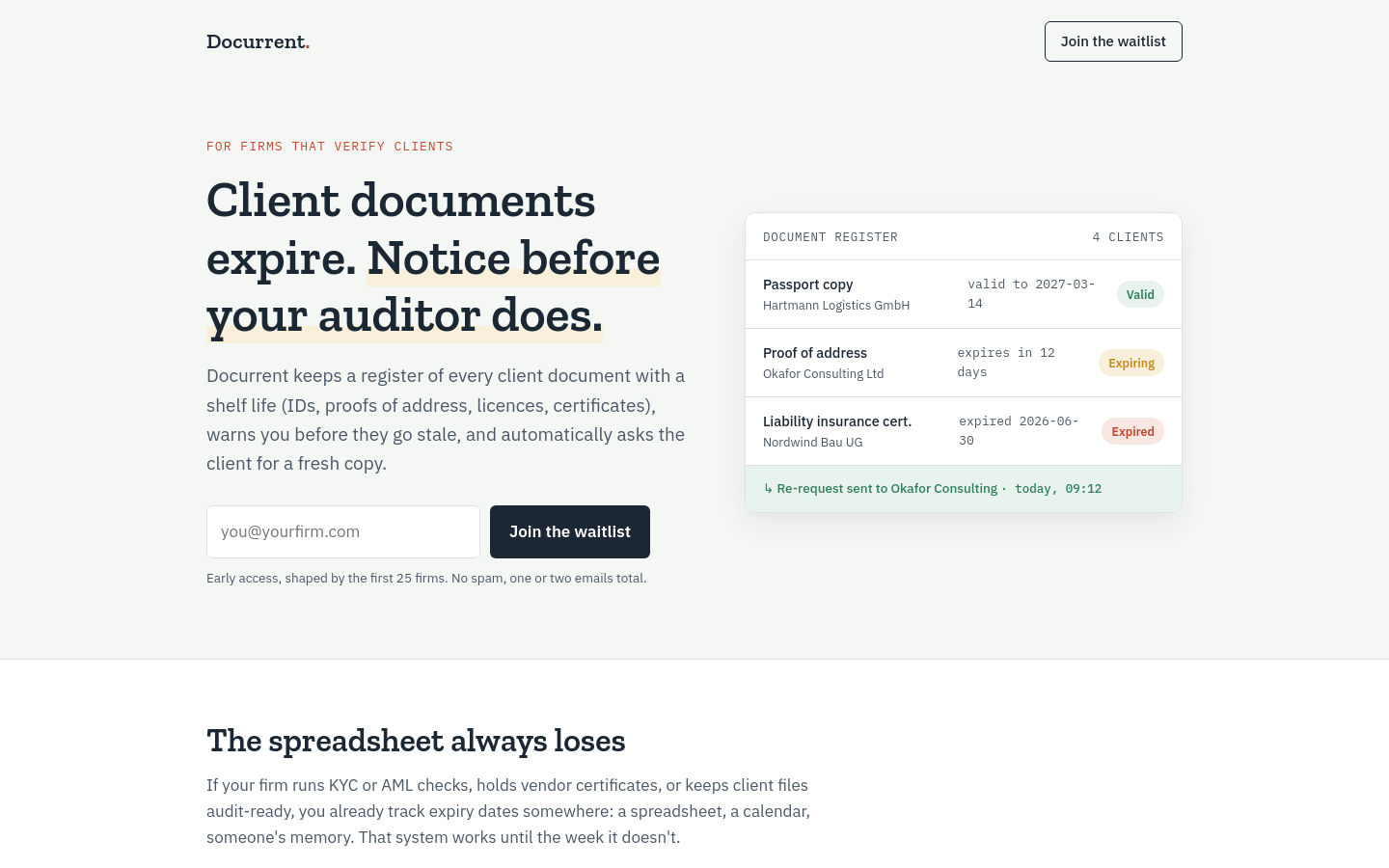 docurrent.com section