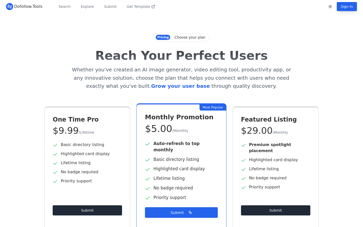 Pricing