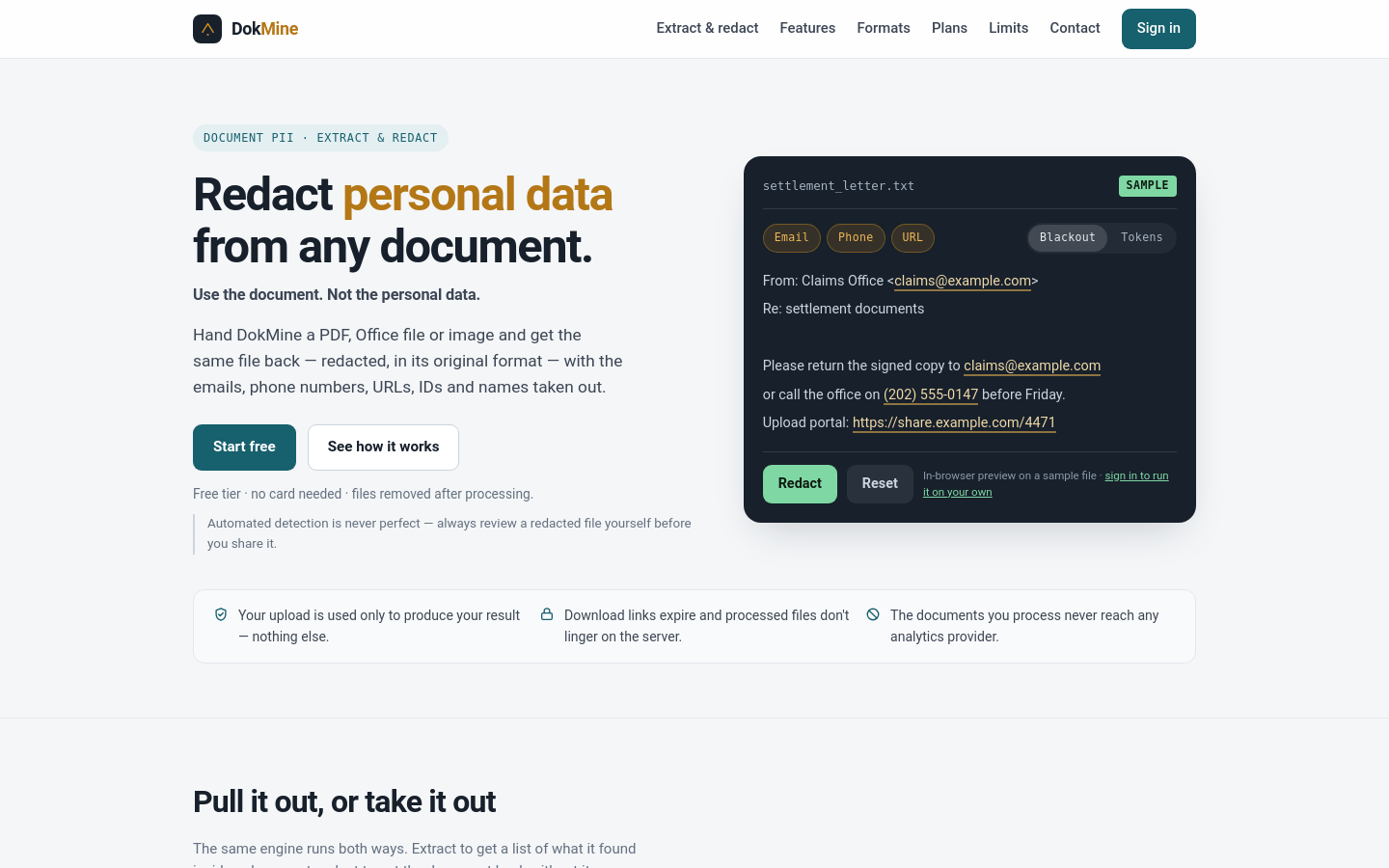 Captured Homepage / Lander