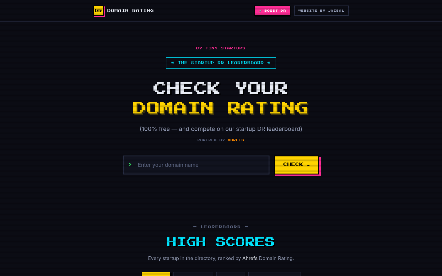 Captured Homepage / Lander
