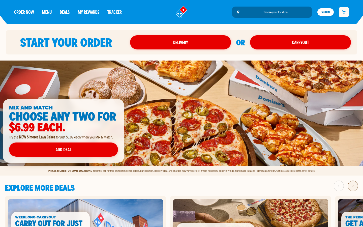 Captured Homepage / Lander