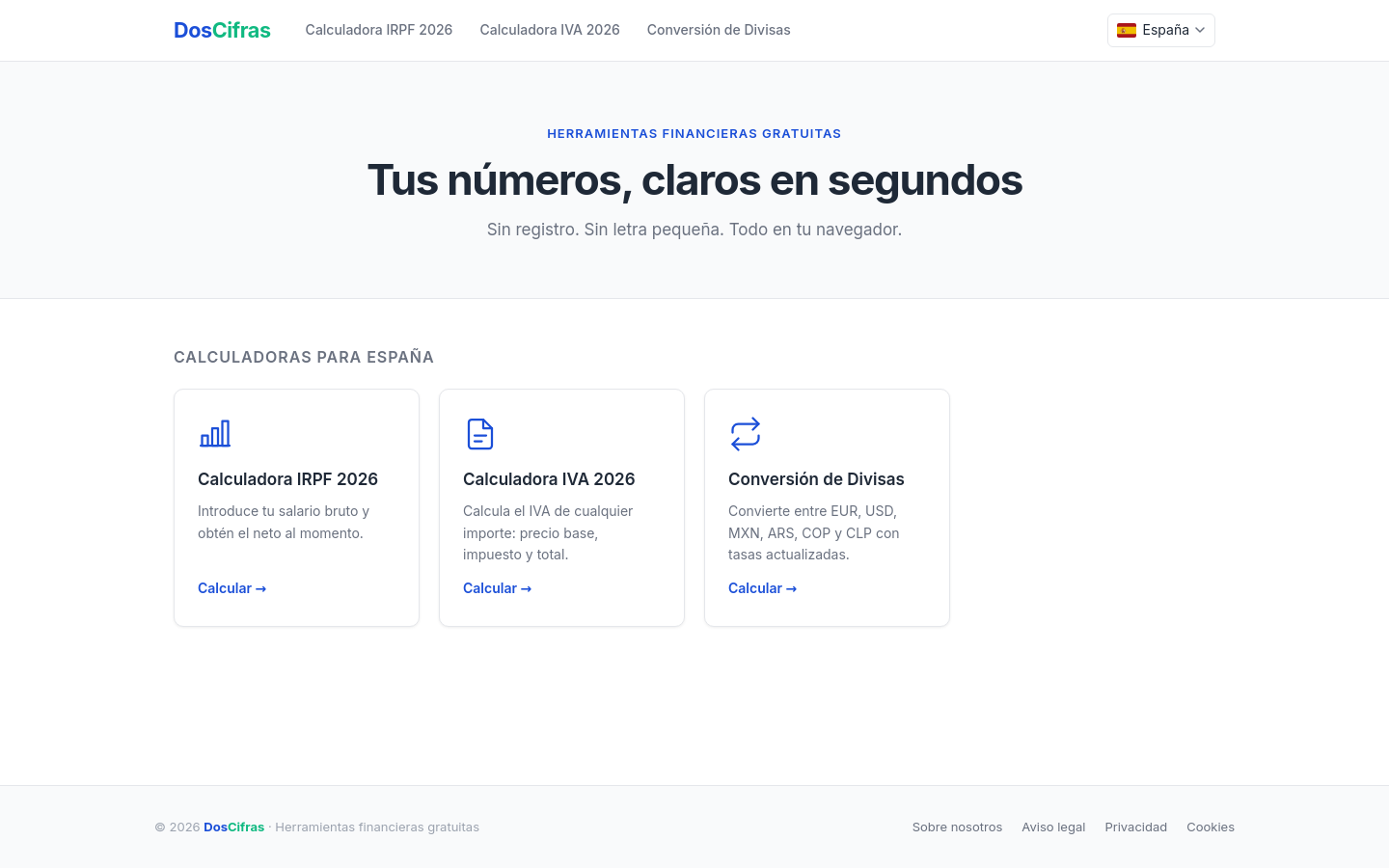 Captured Homepage / Lander