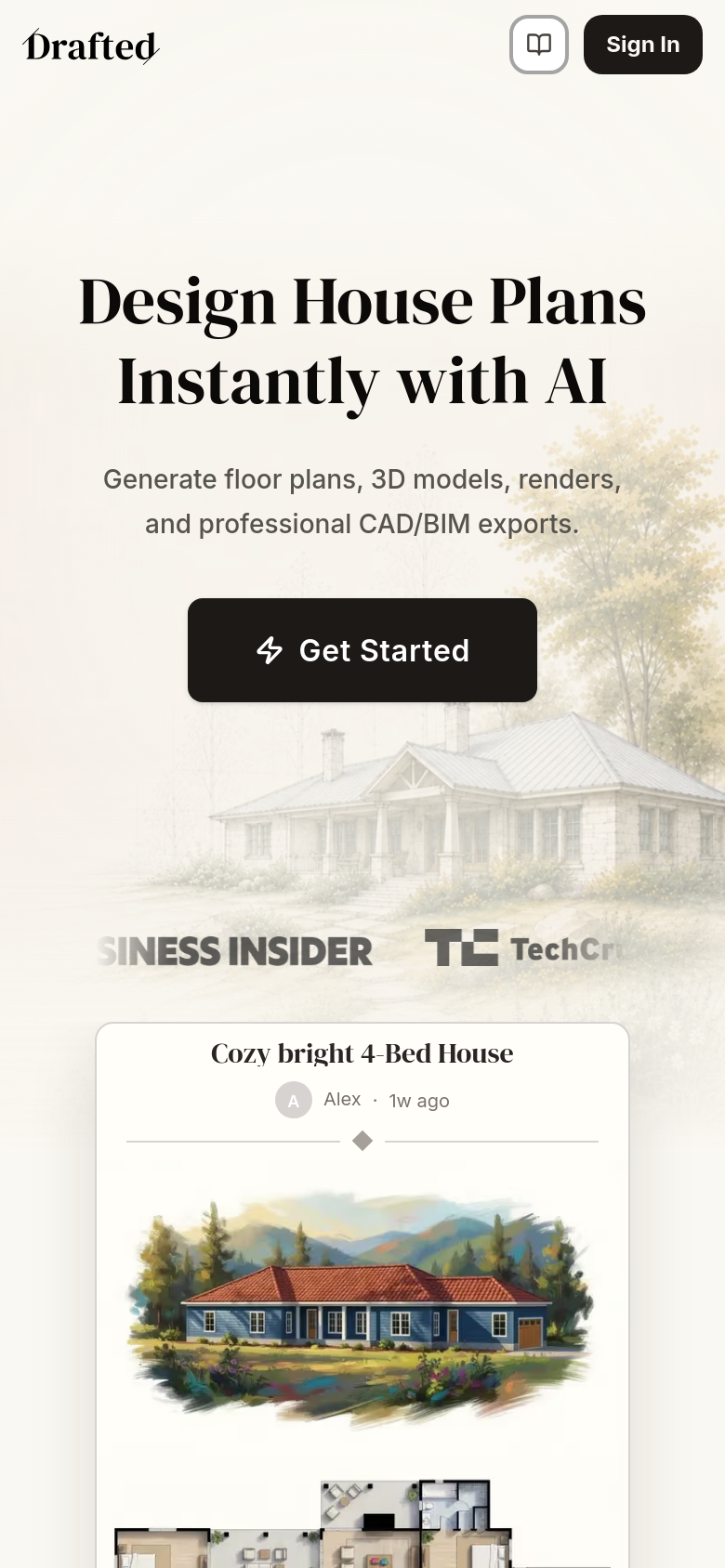 Captured Homepage / Lander