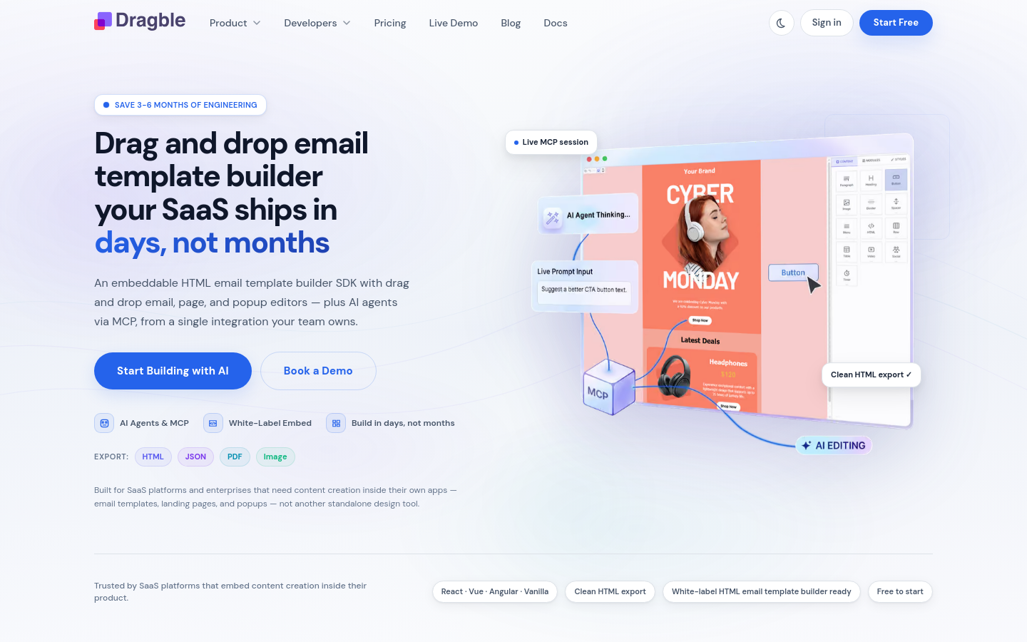 Captured Homepage / Lander