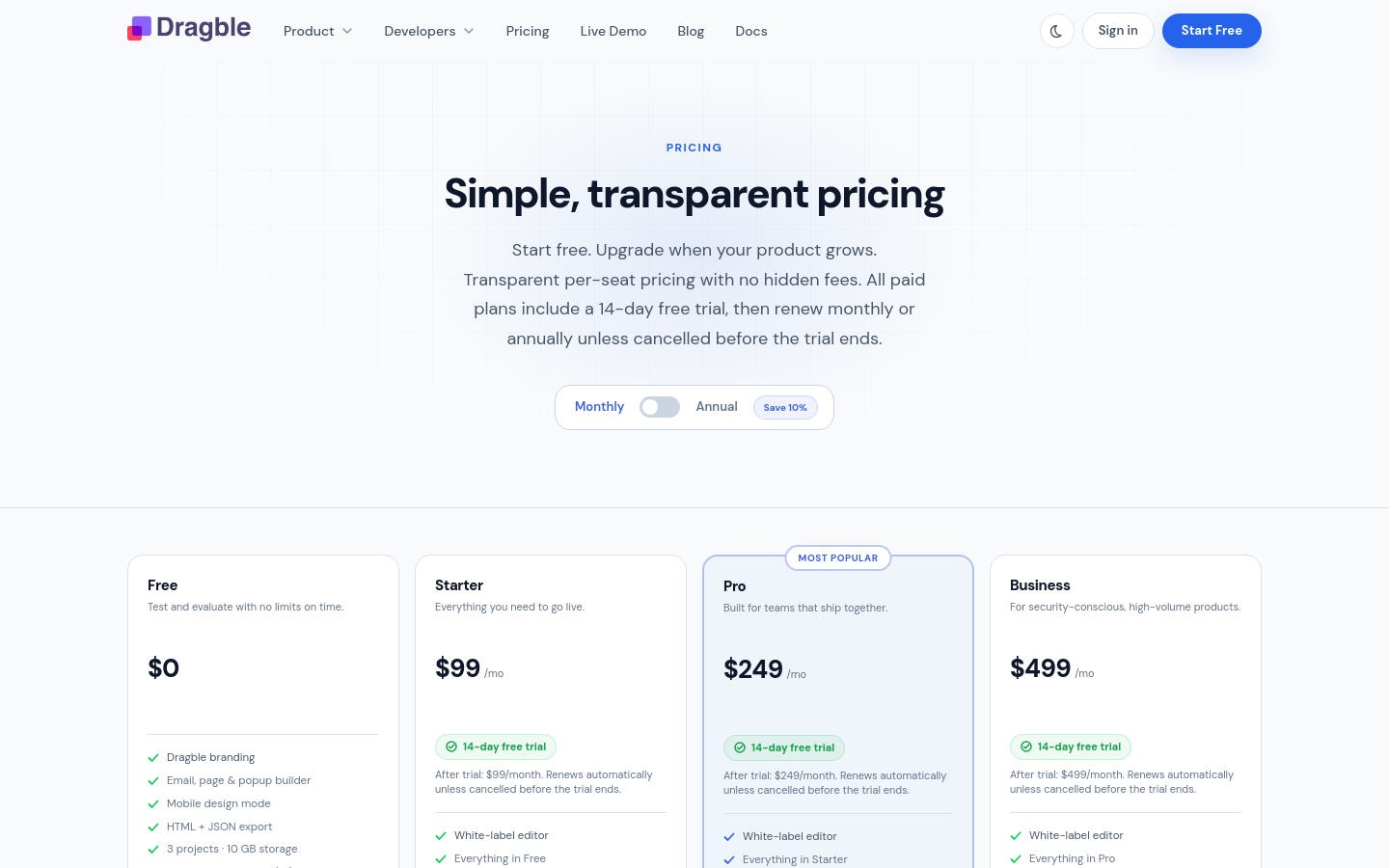 Pricing