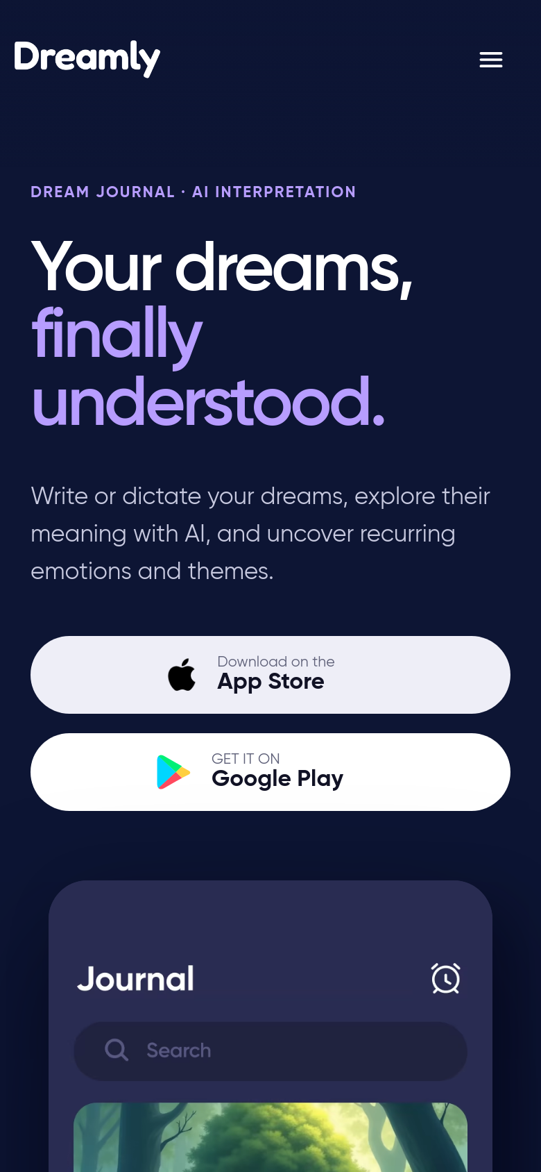 Homepage / Lander
