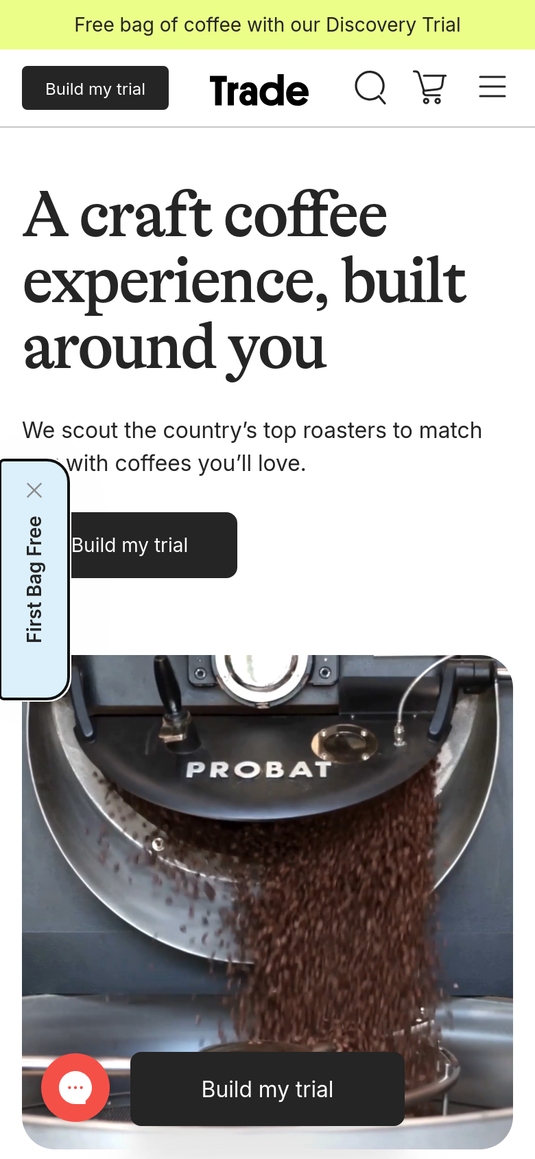 Homepage / Lander