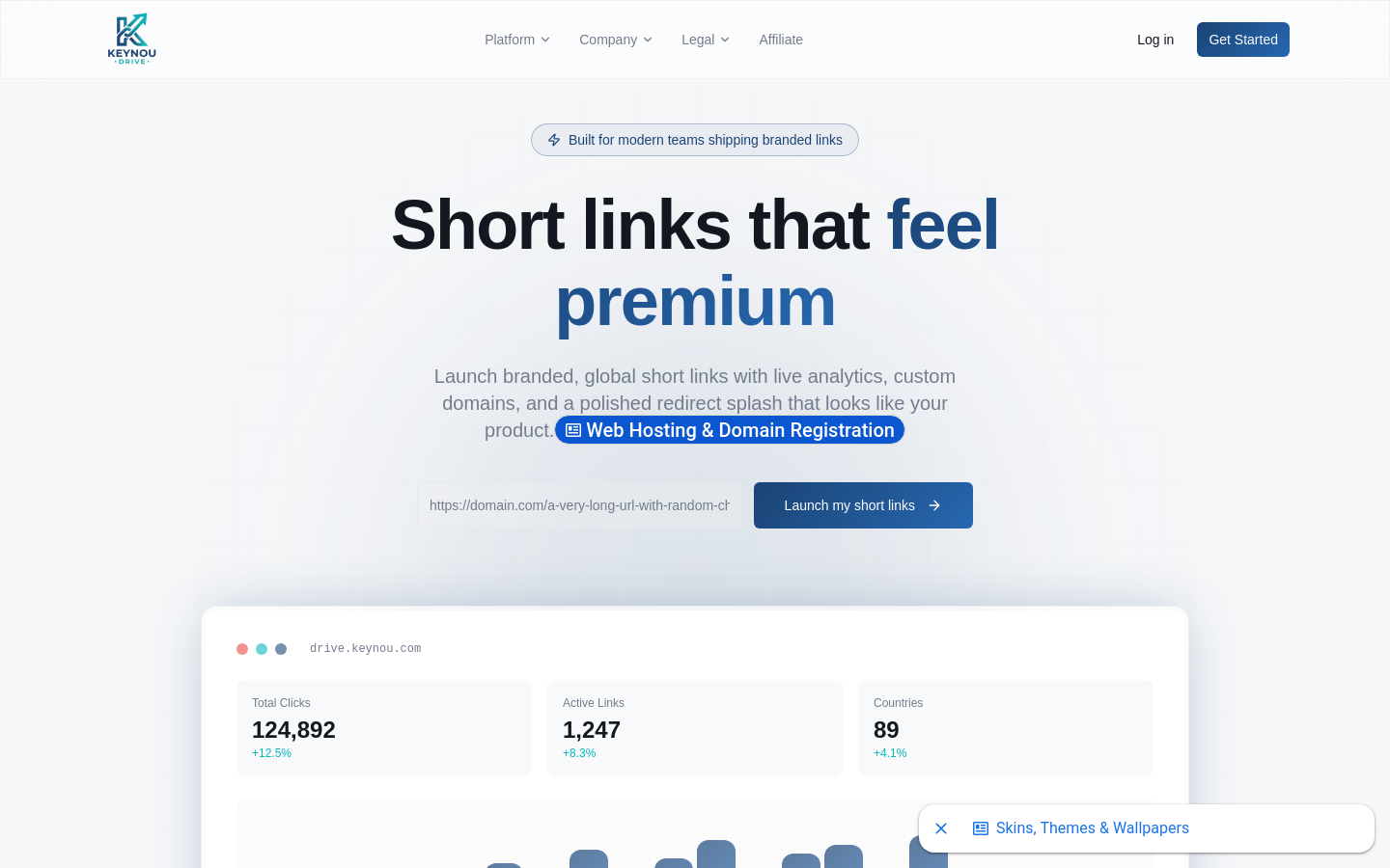 Captured Homepage / Lander