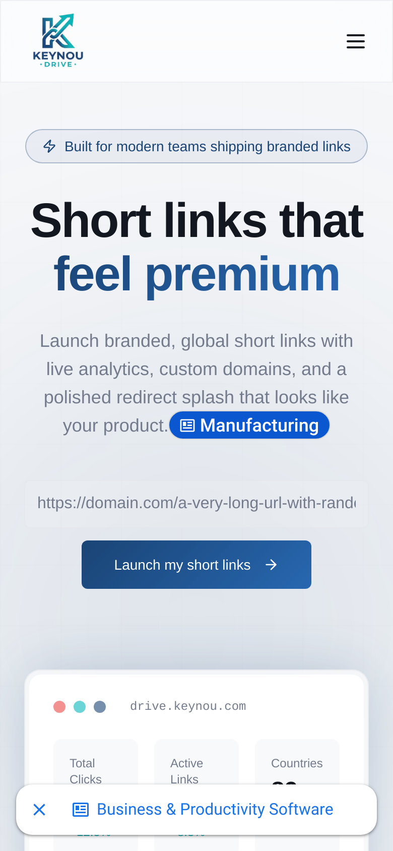 Homepage / Lander
