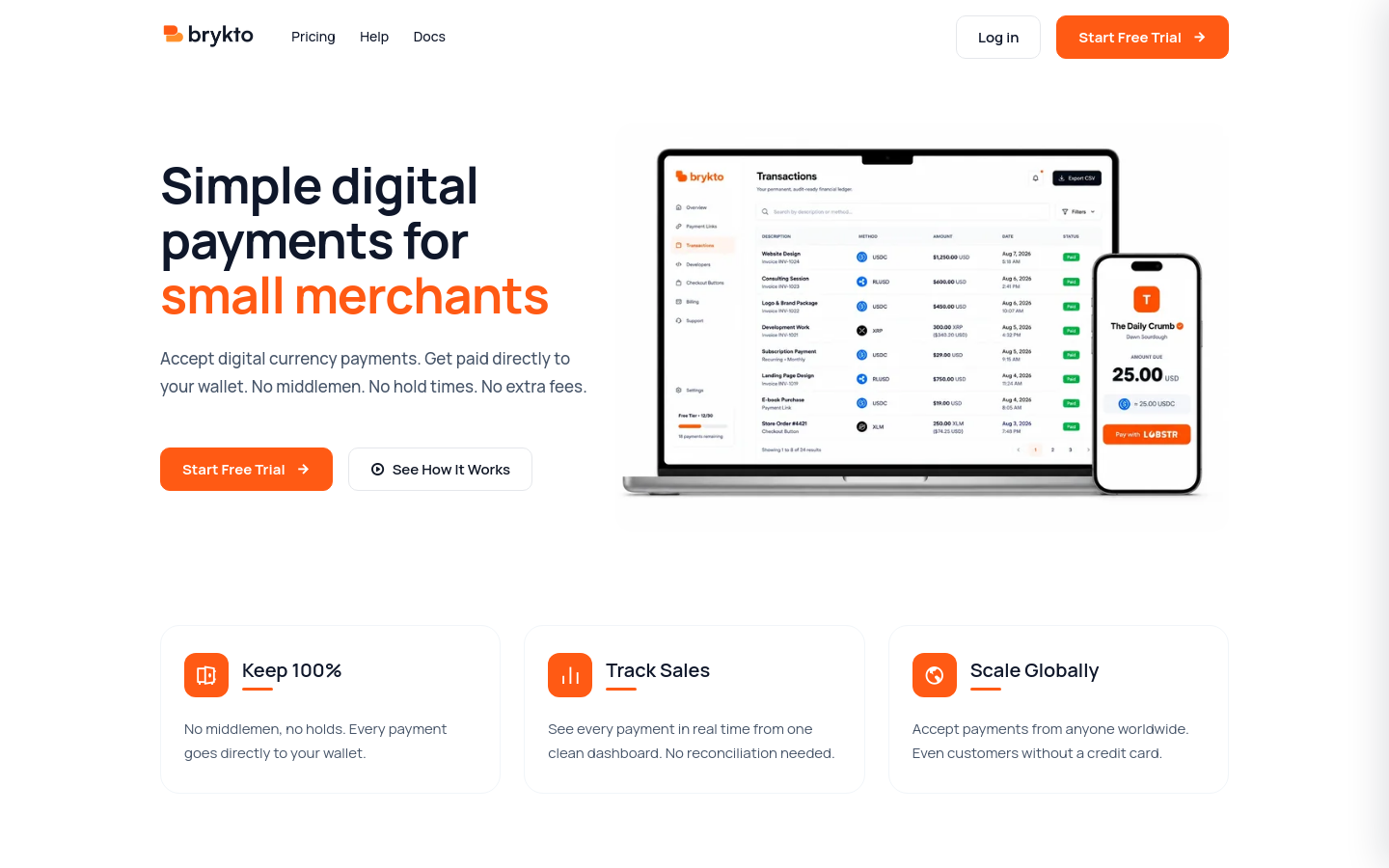 Captured Homepage / Lander
