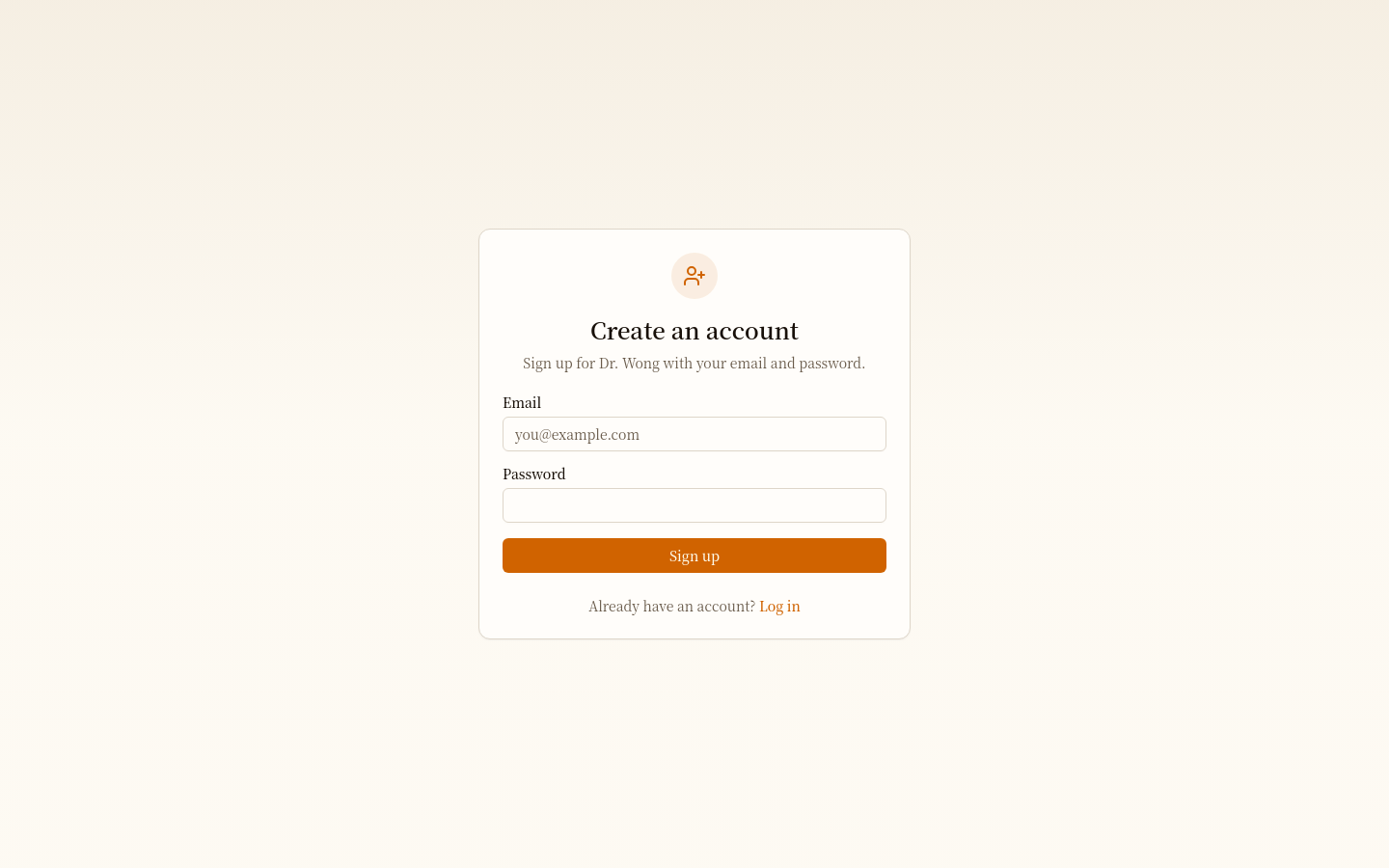 Signup