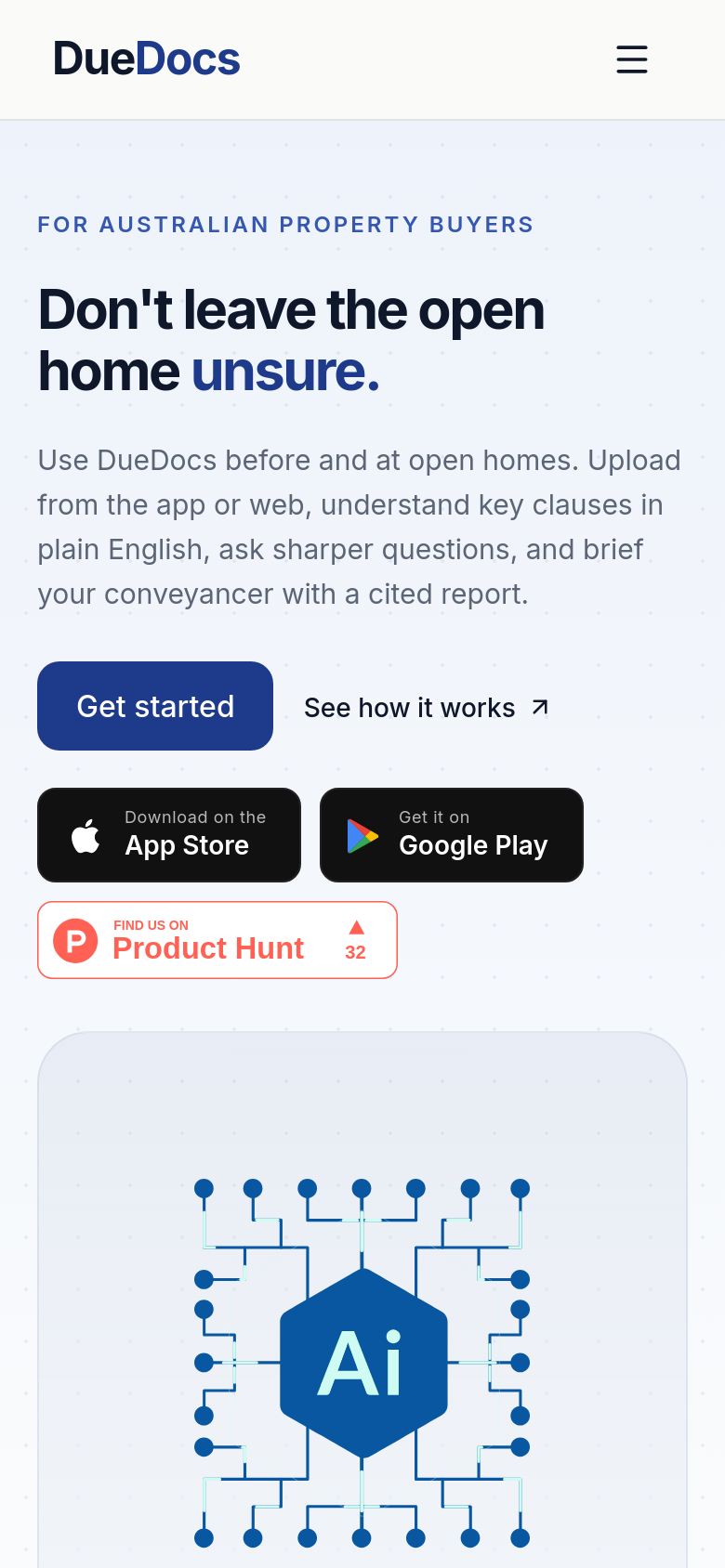 Homepage / Lander