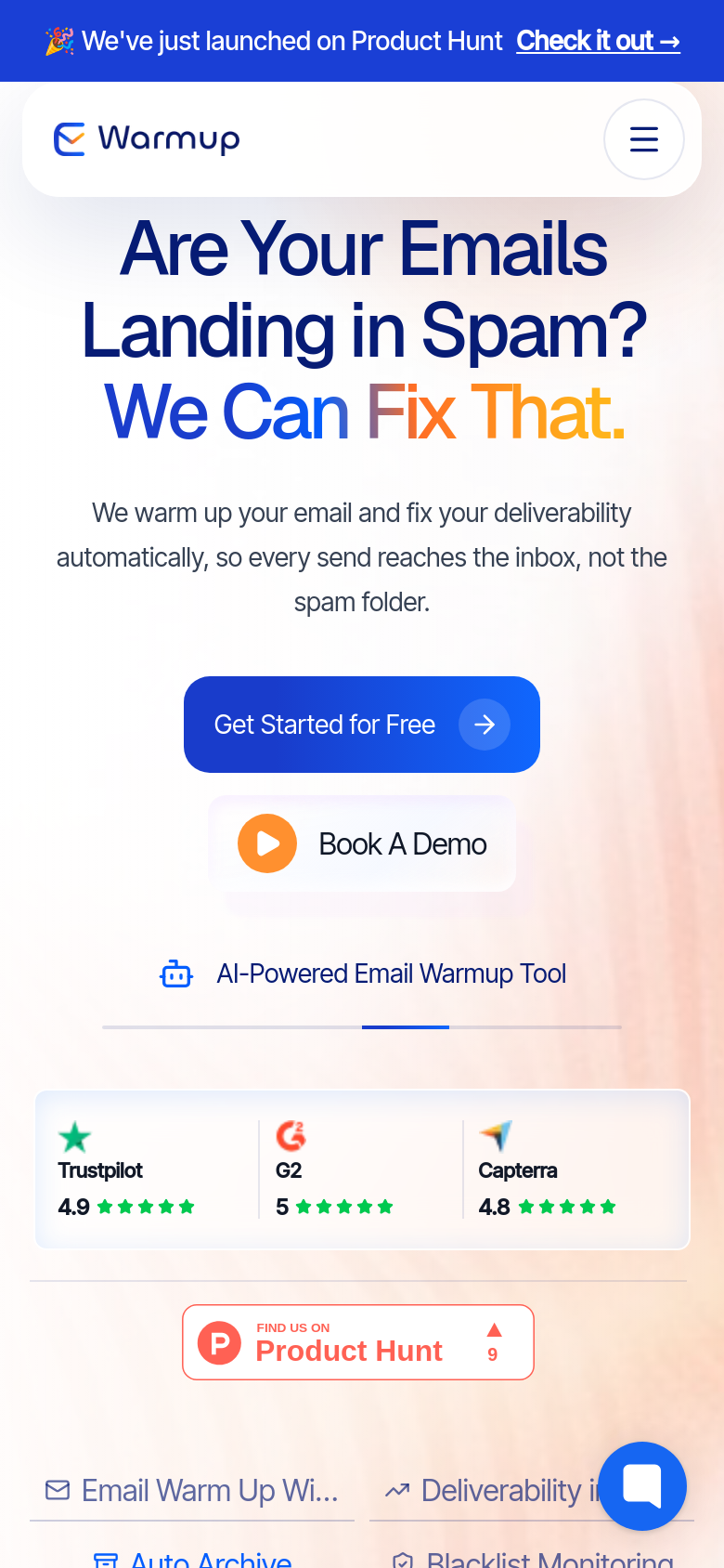 Homepage / Lander